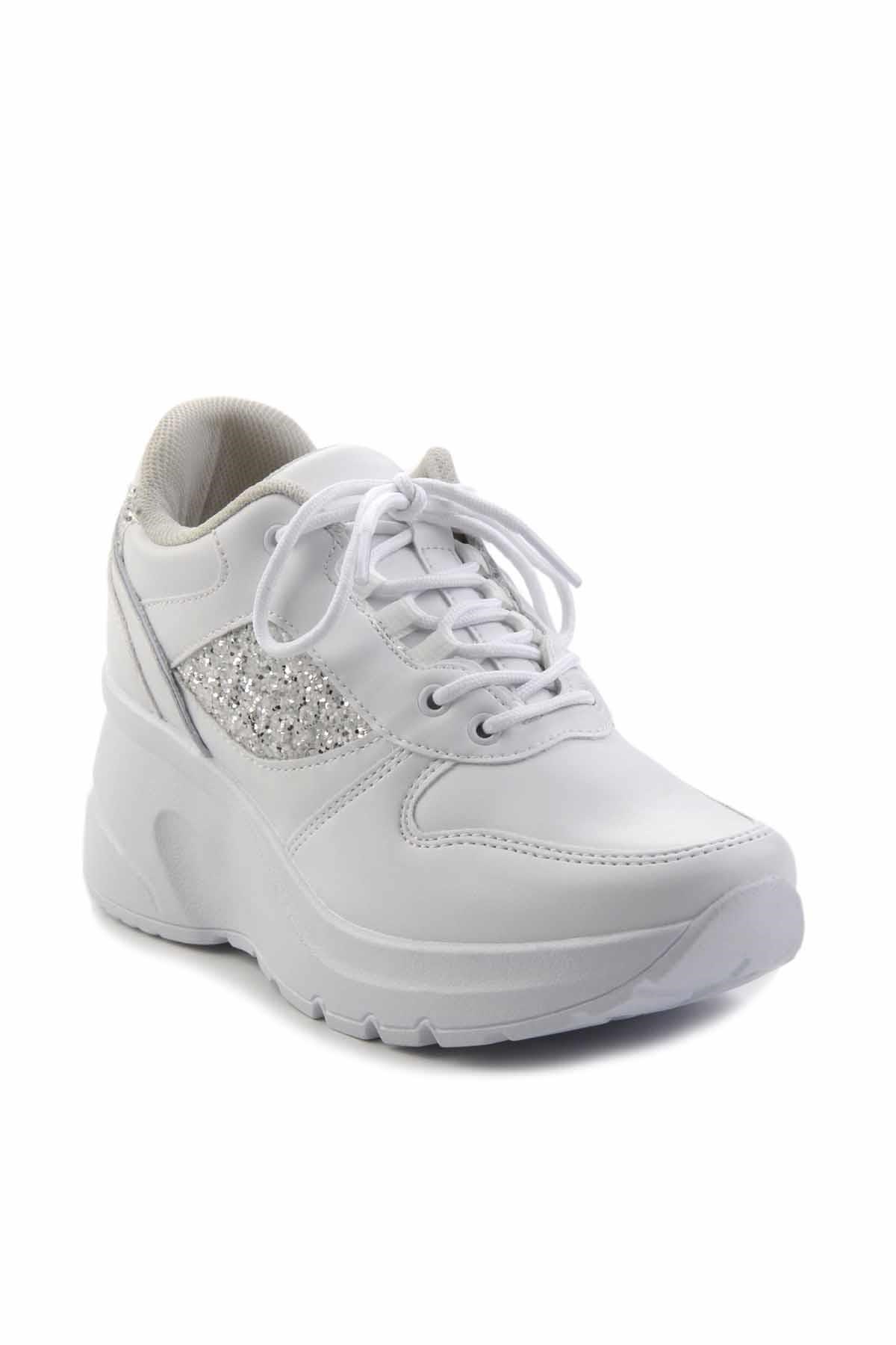 Beyaz  Kadın Sneaker K01027018509