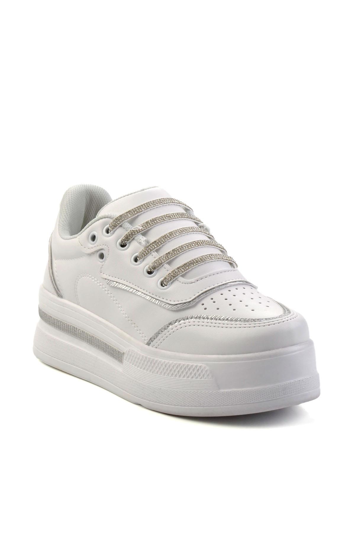 Beyaz  Kadın Sneaker K01027031909