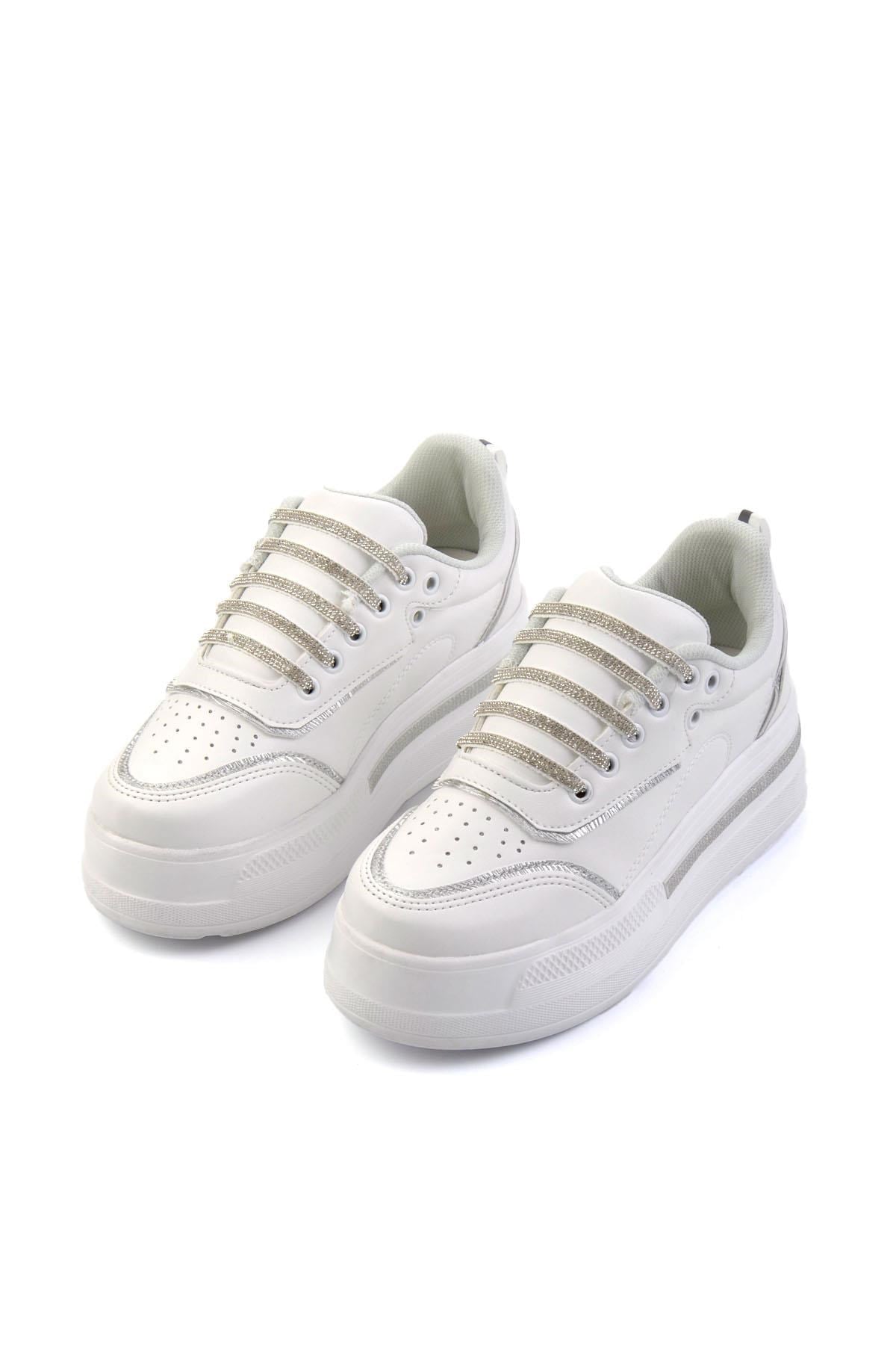 Beyaz  Kadın Sneaker K01027031909