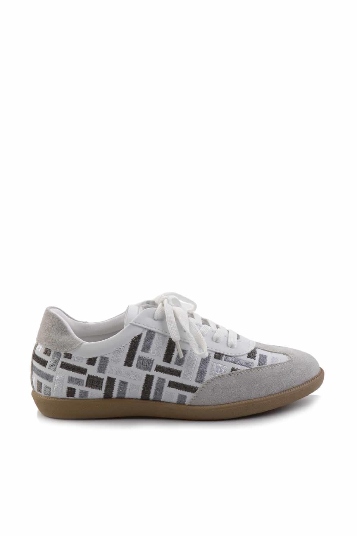 Beyaz  Kadın Sneaker K01179761009