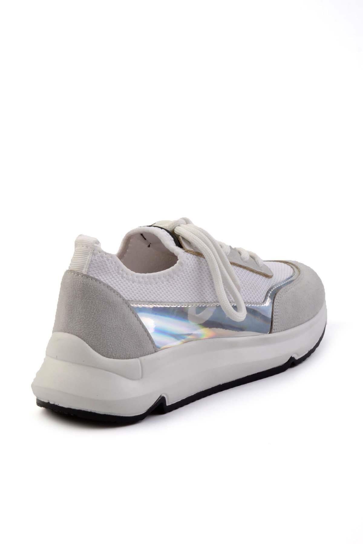 Beyaz  Kadın Sneaker K01228010339