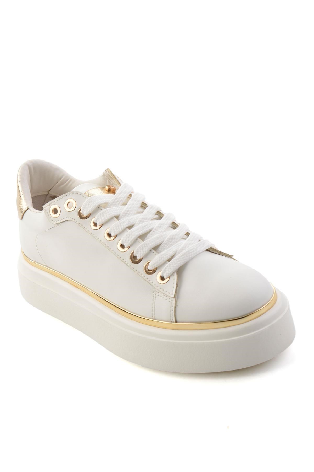 Beyaz  Kadın Sneaker K01234050609