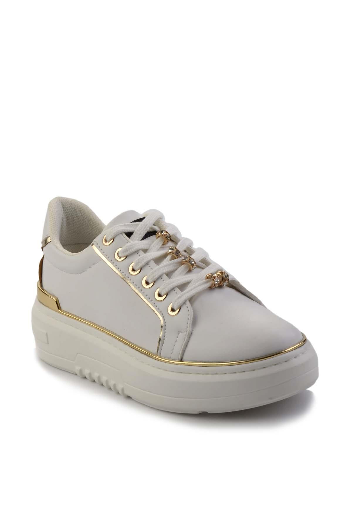 Beyaz  Kadın Sneaker K01345095509