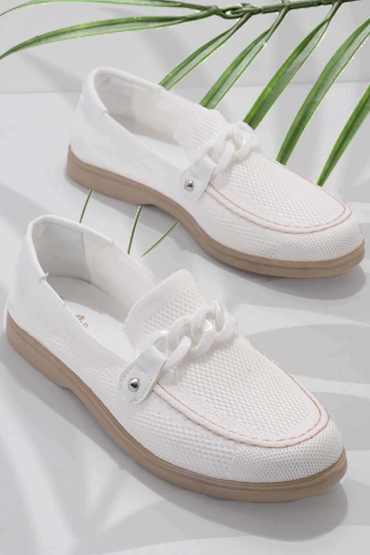 Beyaz  Kadın Sneaker K01530111582