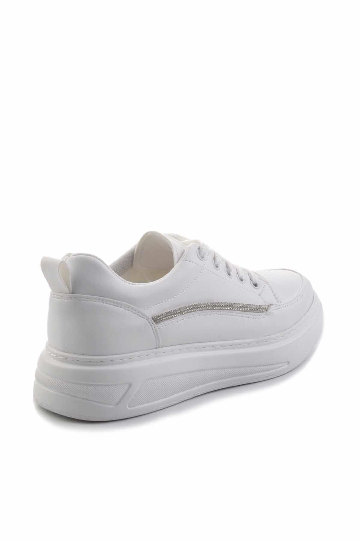 Beyaz  Kadın Sneaker K01566004609