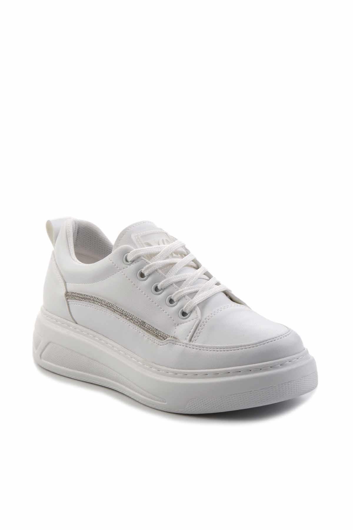 Beyaz  Kadın Sneaker K01566004609