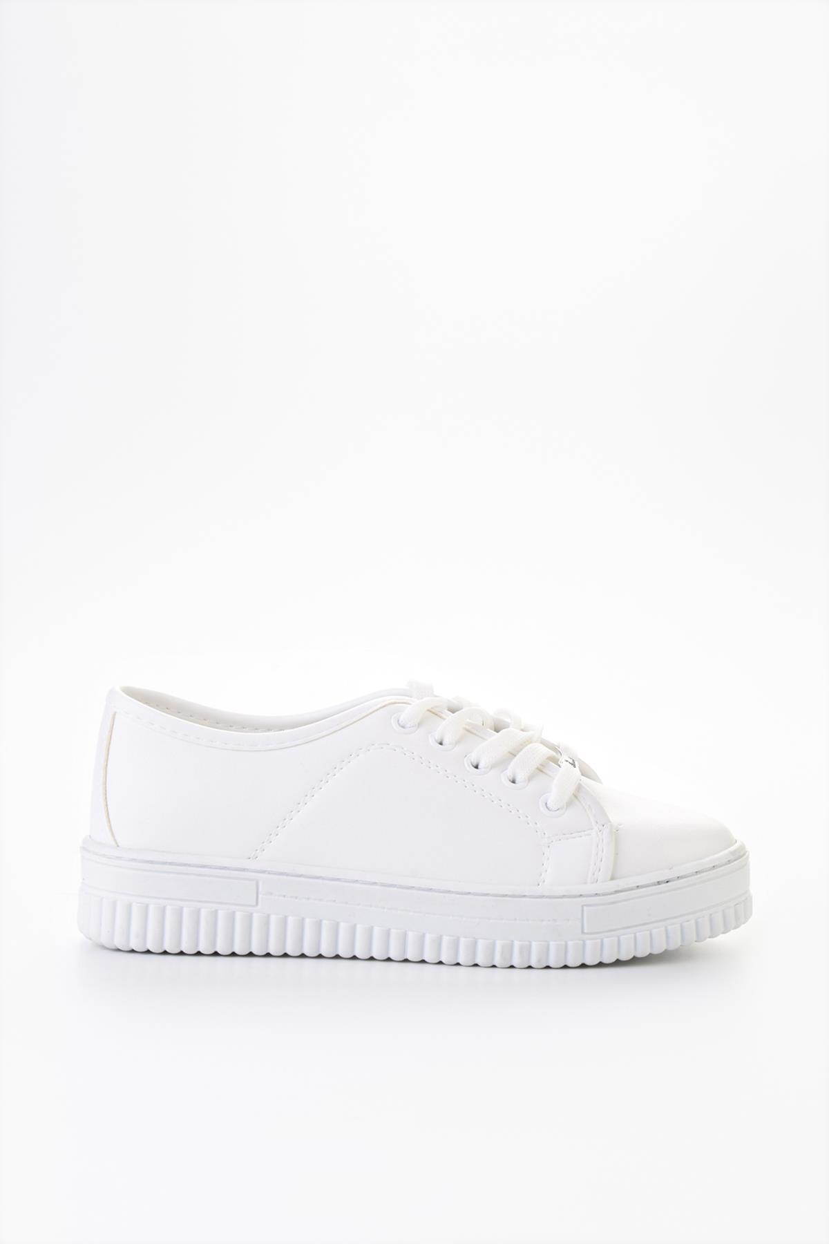Beyaz  Kadın Sneaker K01590046409