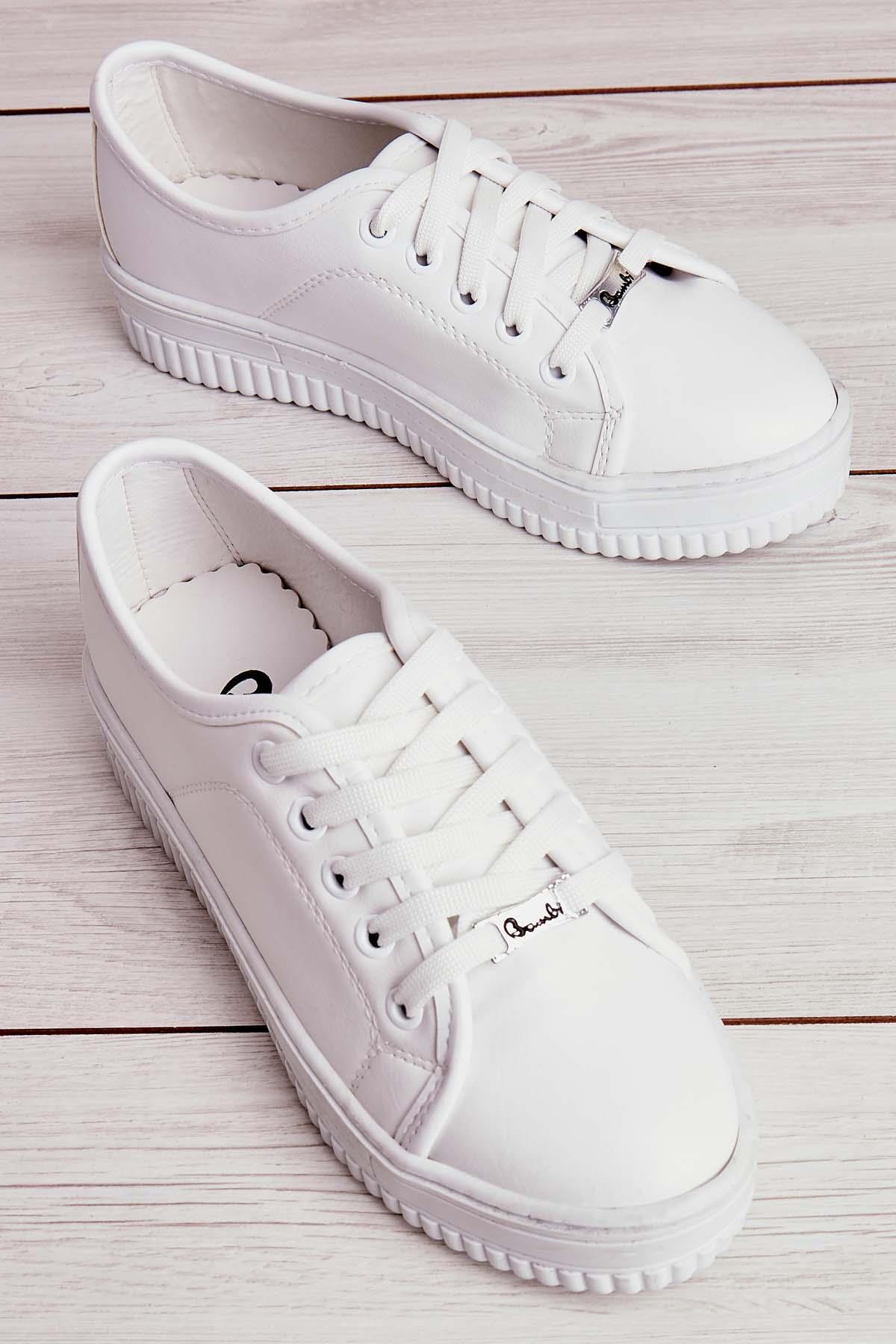 Beyaz  Kadın Sneaker K01590046409