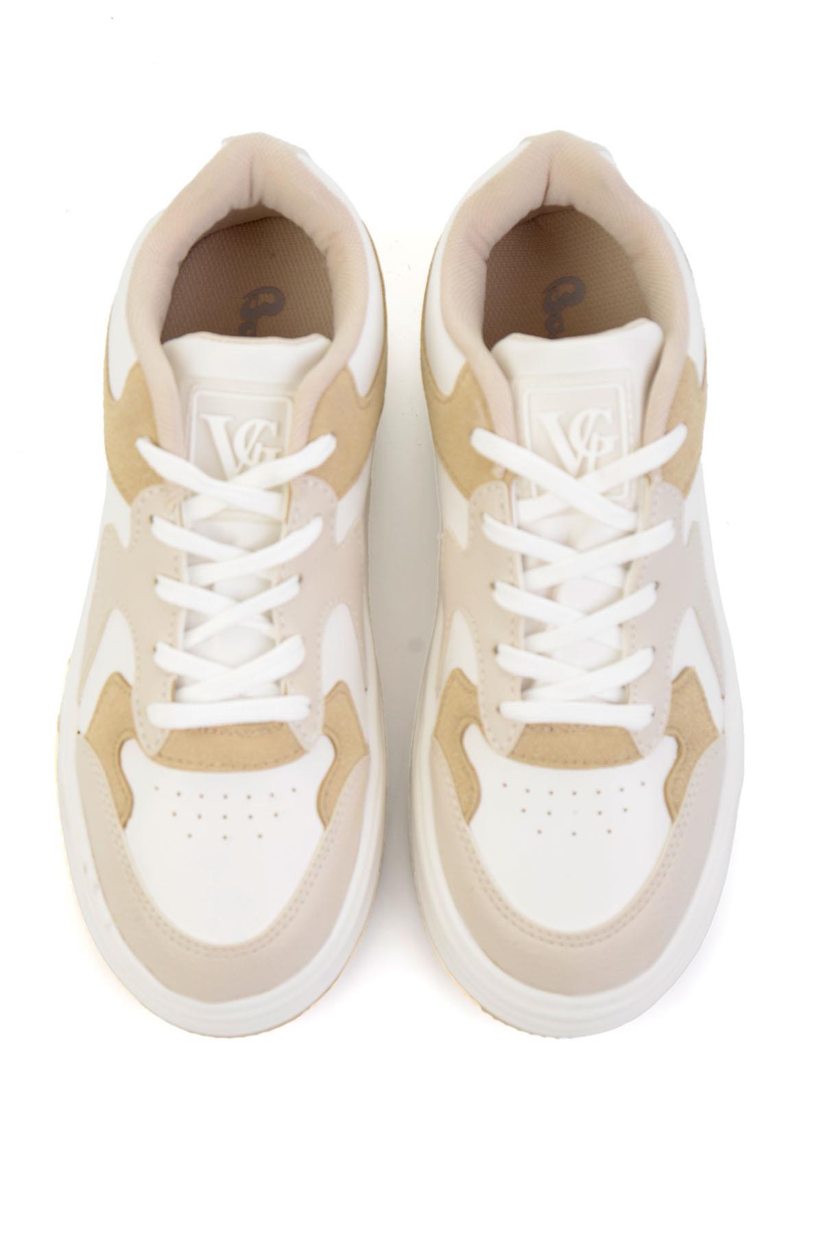 Beyaz  Kadın Sneaker K01644015309