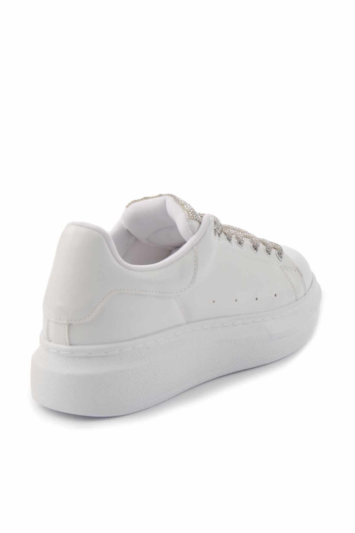 Beyaz  Kadın Sneaker K01666130709