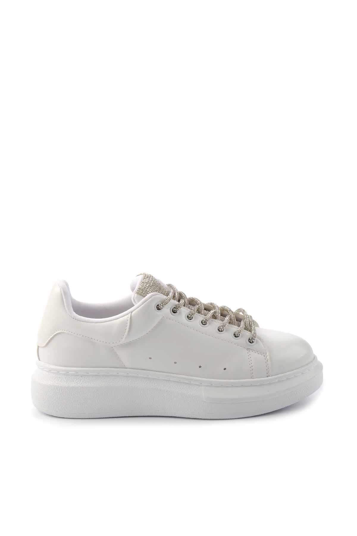 Beyaz  Kadın Sneaker K01666130709