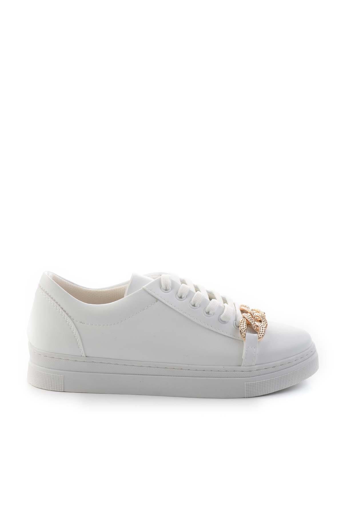 Beyaz  Kadın Sneaker K01671073209