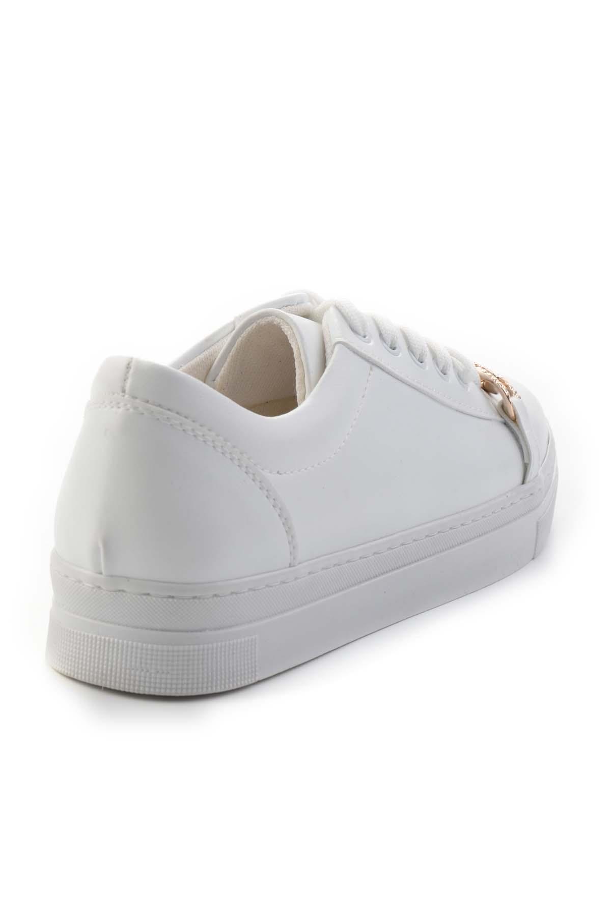 Beyaz  Kadın Sneaker K01671073209