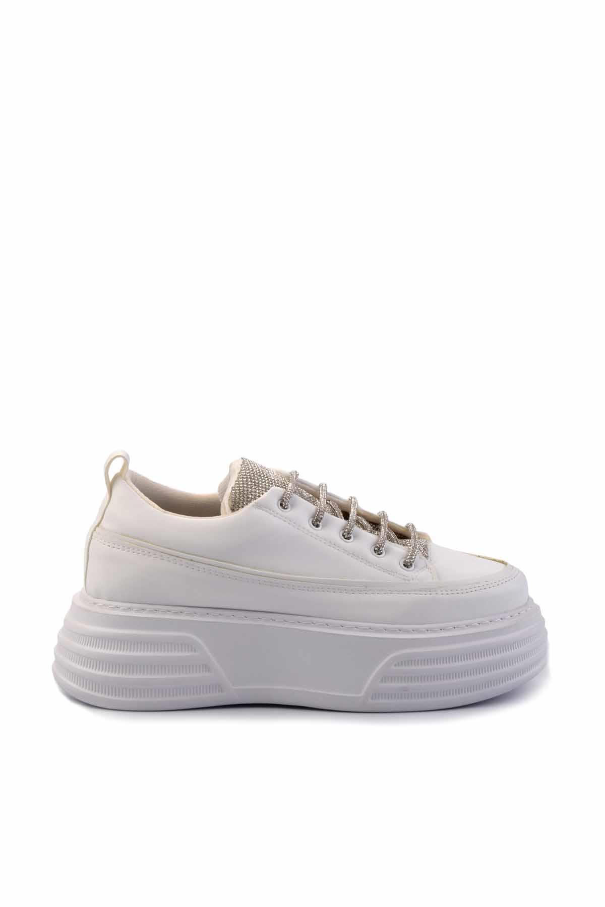 Beyaz  Kadın Sneaker K01703027009