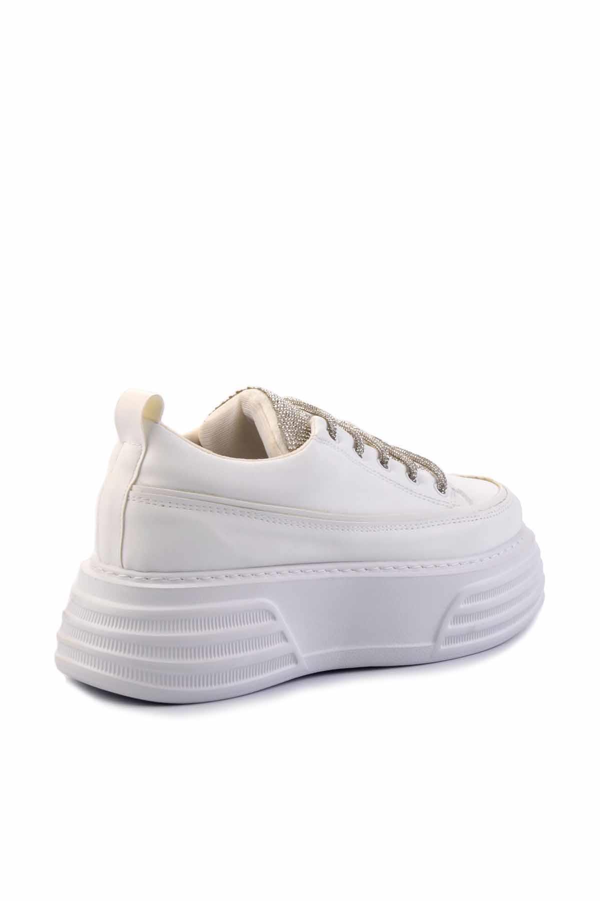 Beyaz  Kadın Sneaker K01703027009