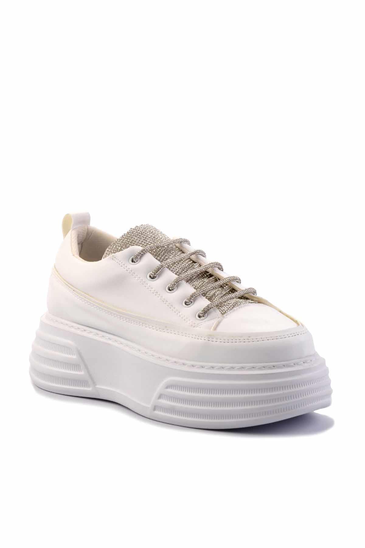 Beyaz  Kadın Sneaker K01703027009
