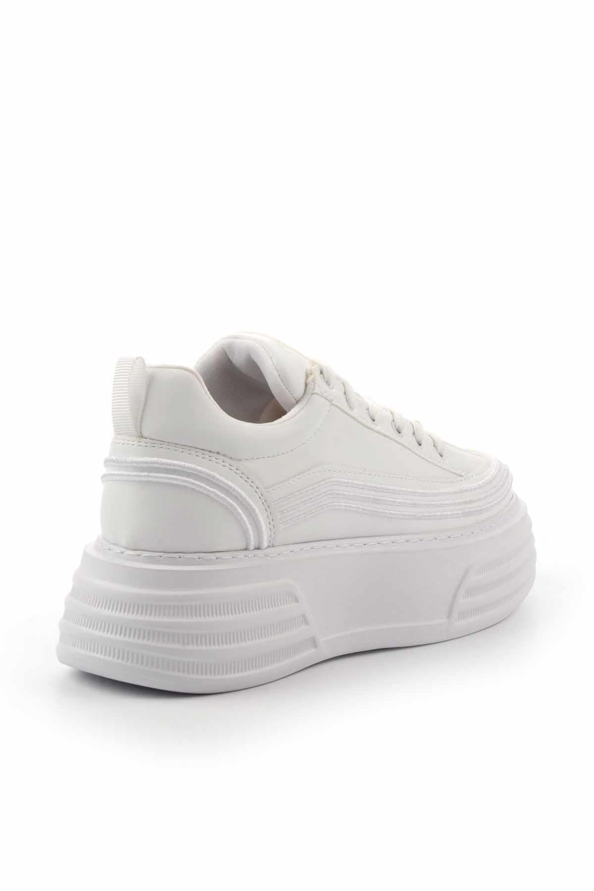 Beyaz  Kadın Sneaker K01703027109