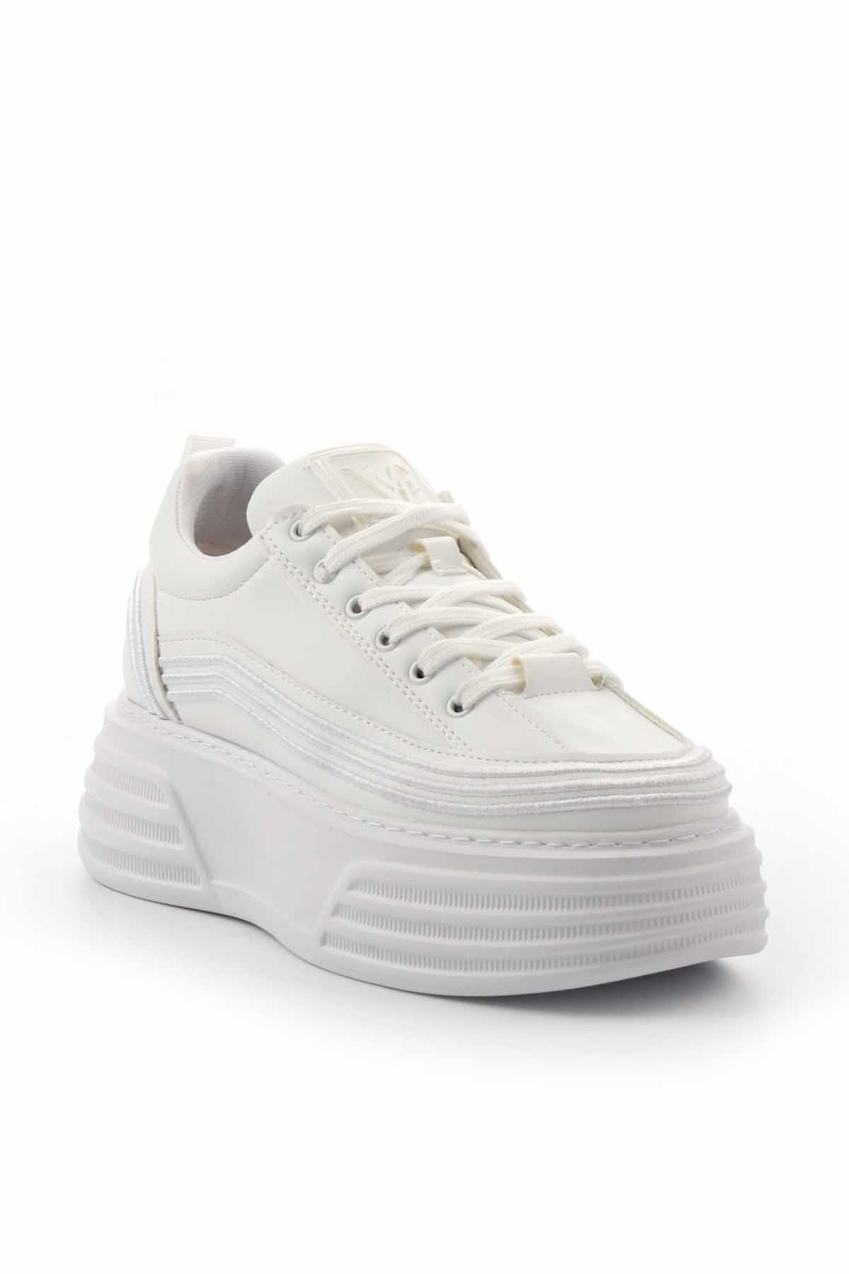 Beyaz  Kadın Sneaker K01703027109