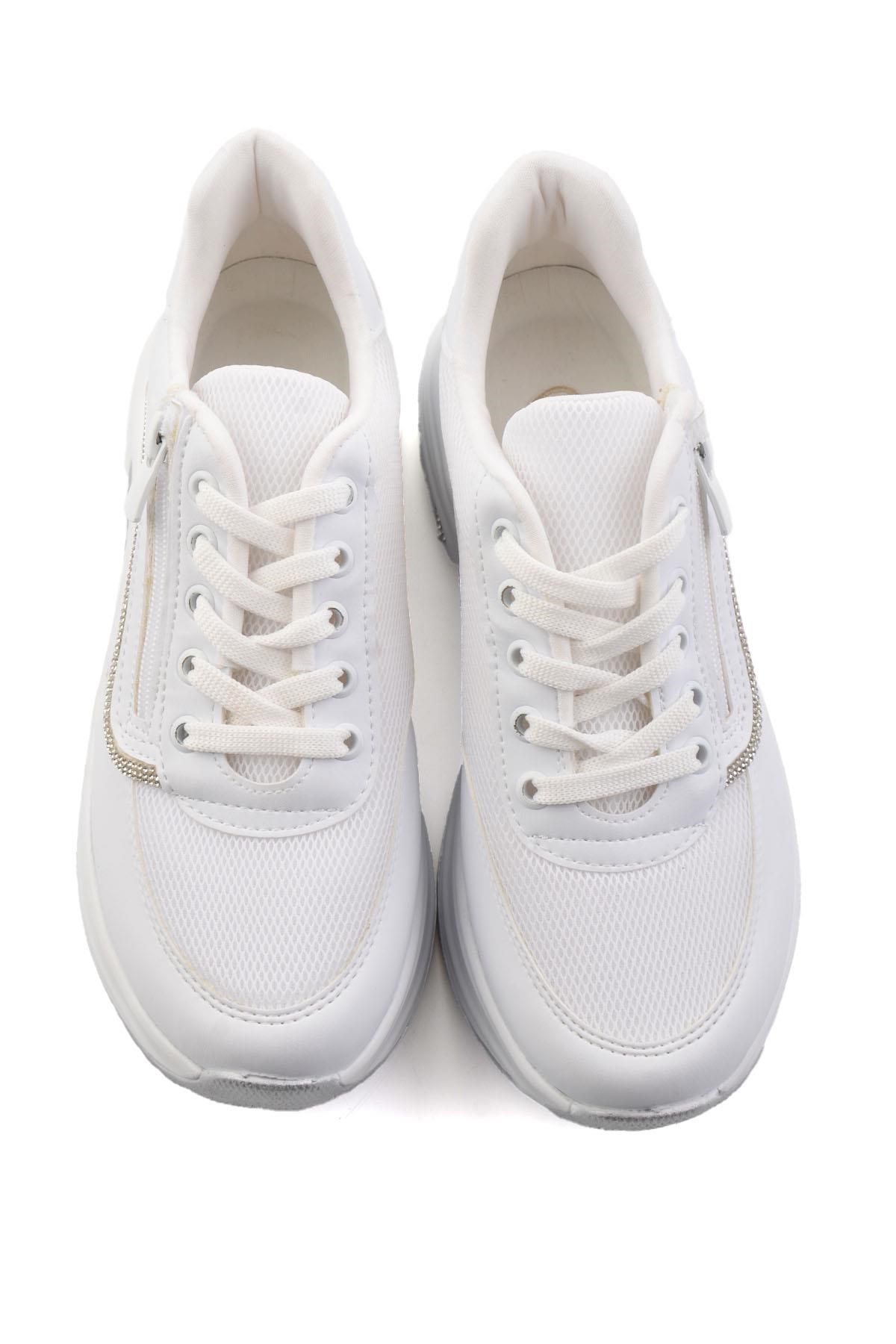 Beyaz  Kadın Sneaker K01709151109