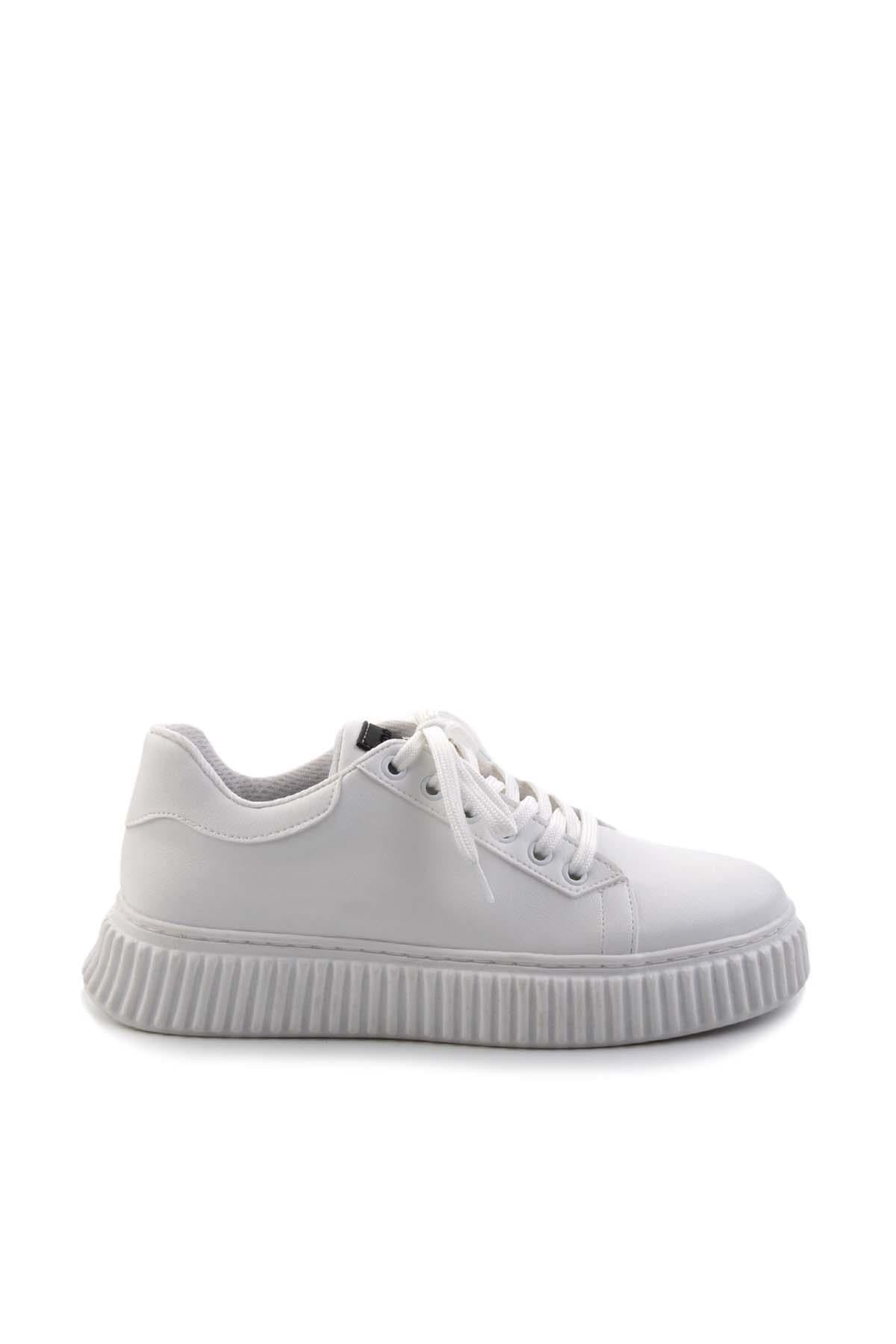 Beyaz  Kadın Sneaker K01714130509
