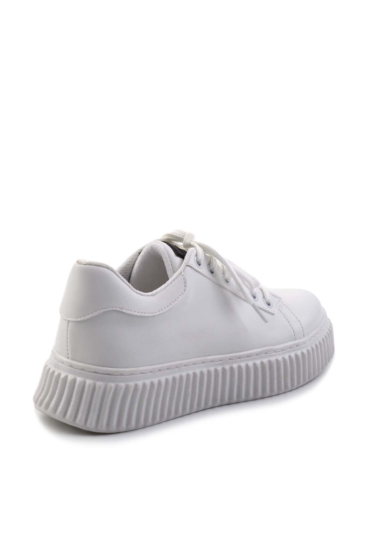 Beyaz  Kadın Sneaker K01714130509
