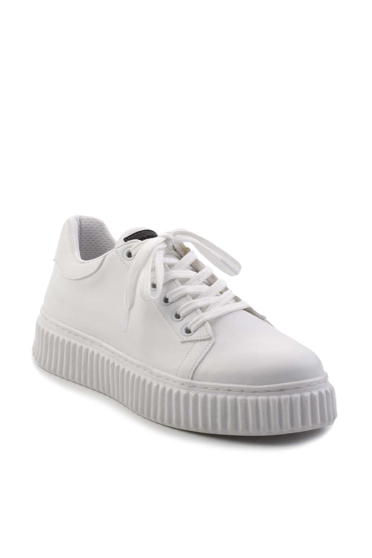 Beyaz  Kadın Sneaker K01714130509
