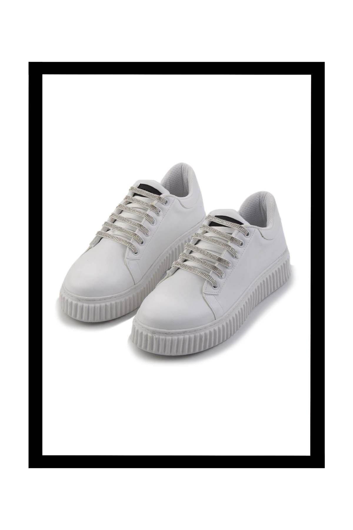 Beyaz  Kadın Sneaker K01714131009