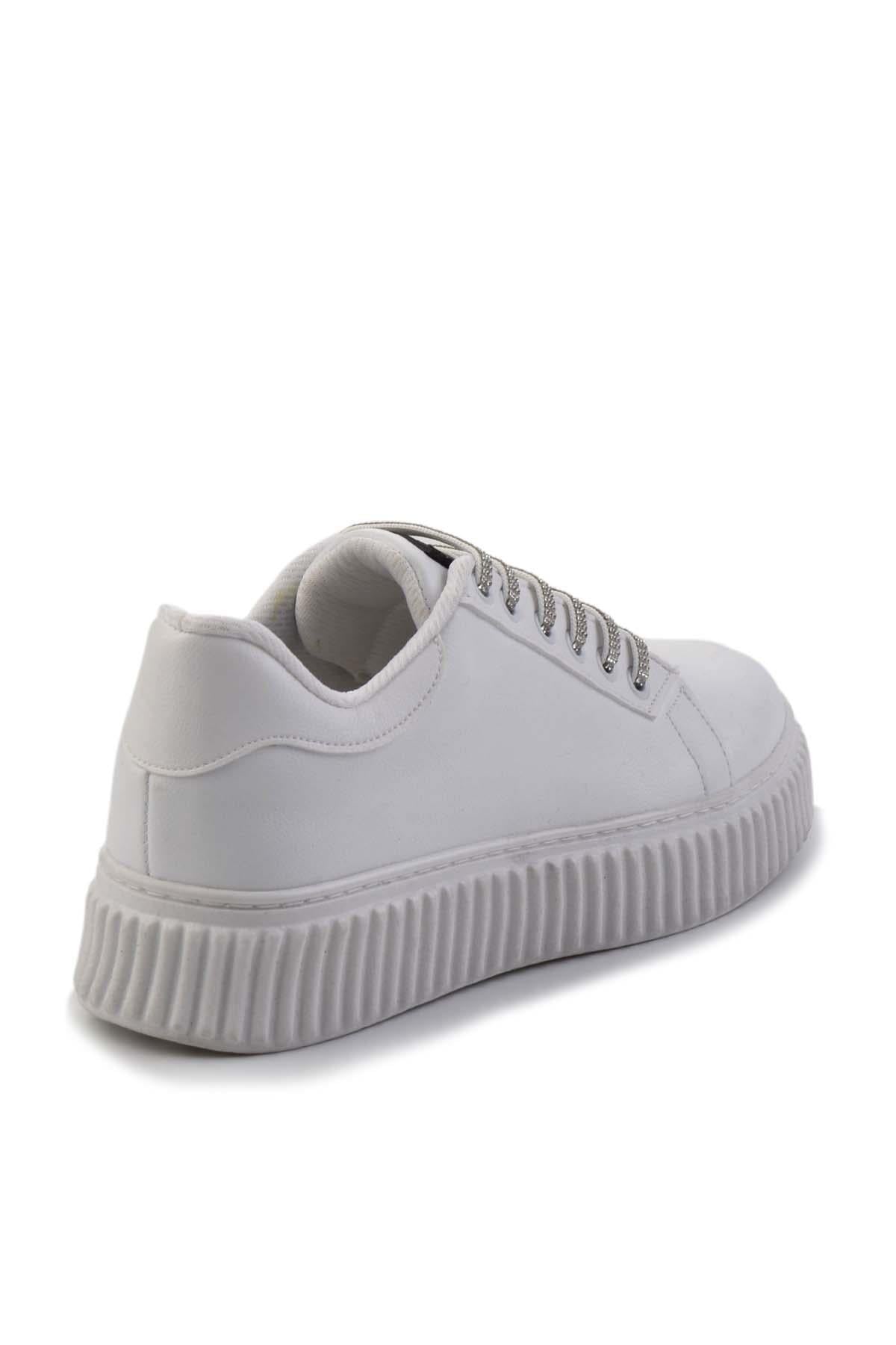 Beyaz  Kadın Sneaker K01714131009