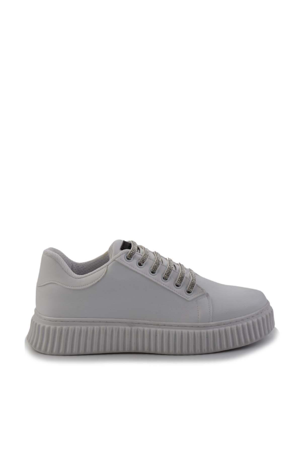 Beyaz  Kadın Sneaker K01714131009