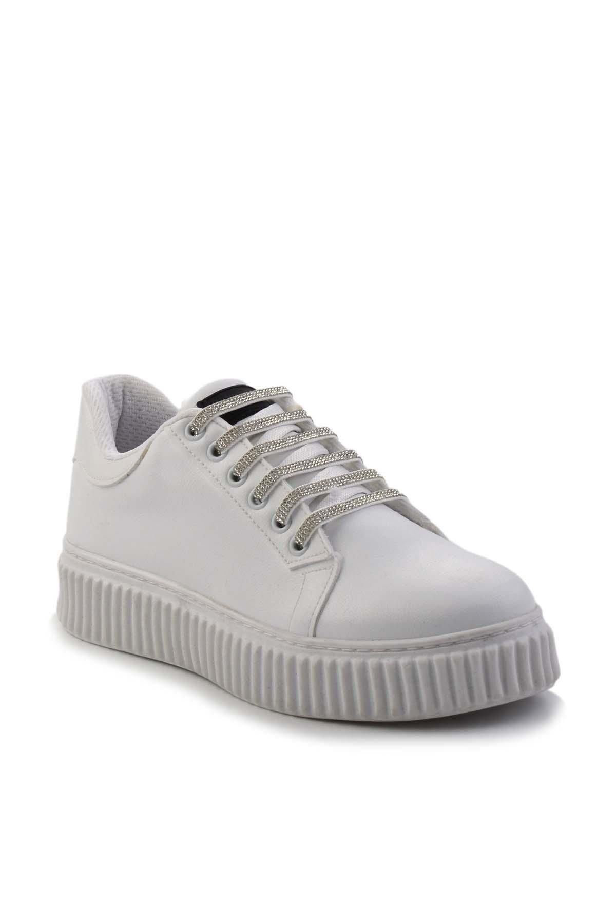 Beyaz  Kadın Sneaker K01714131009