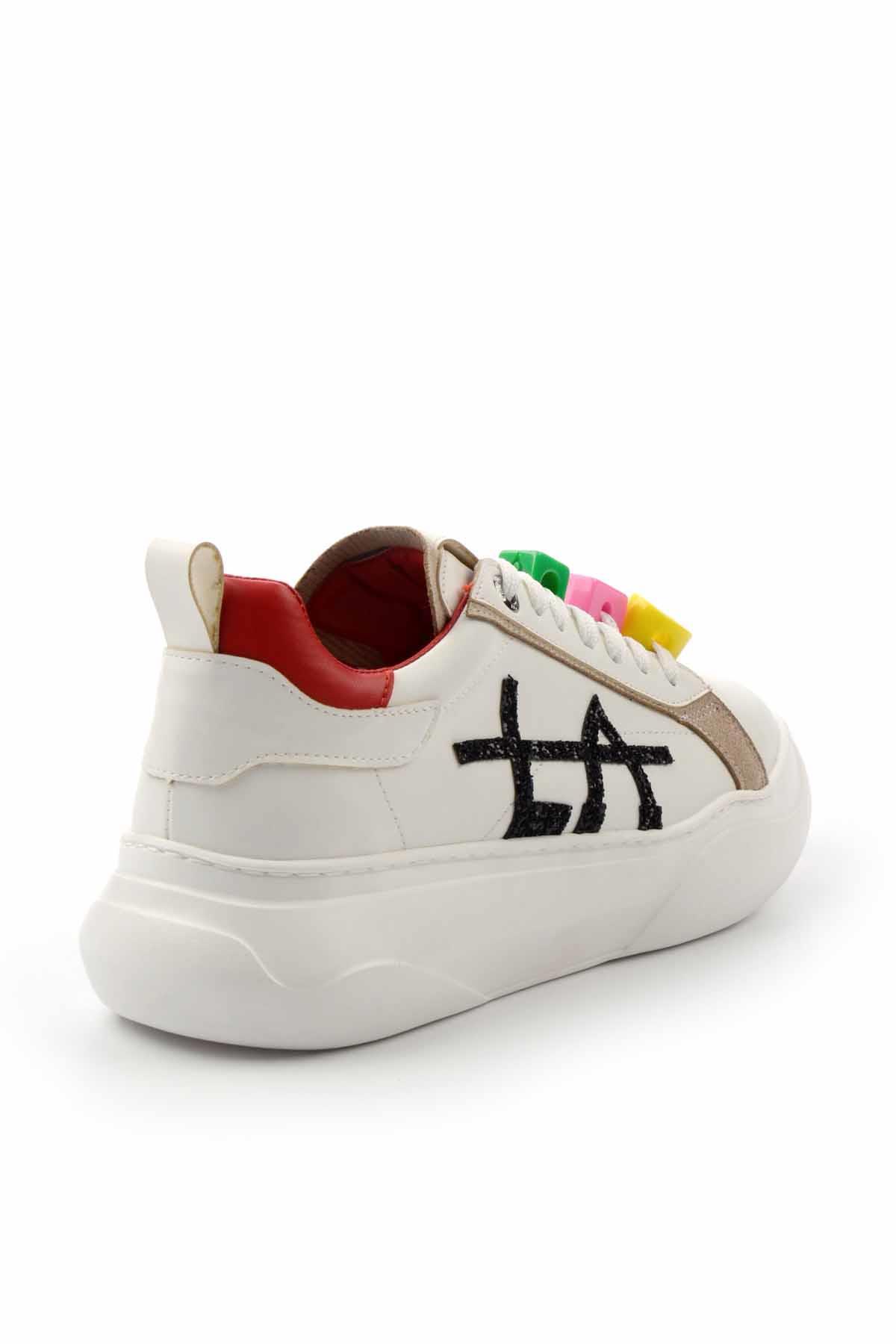 Beyaz  Kadın Sneaker K01791071809