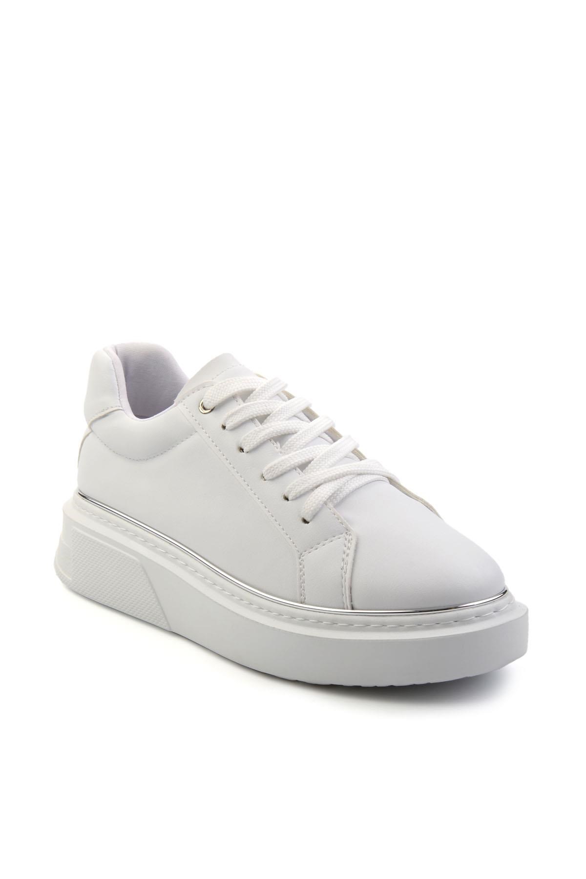 Beyaz  Kadın Sneaker K01824105909