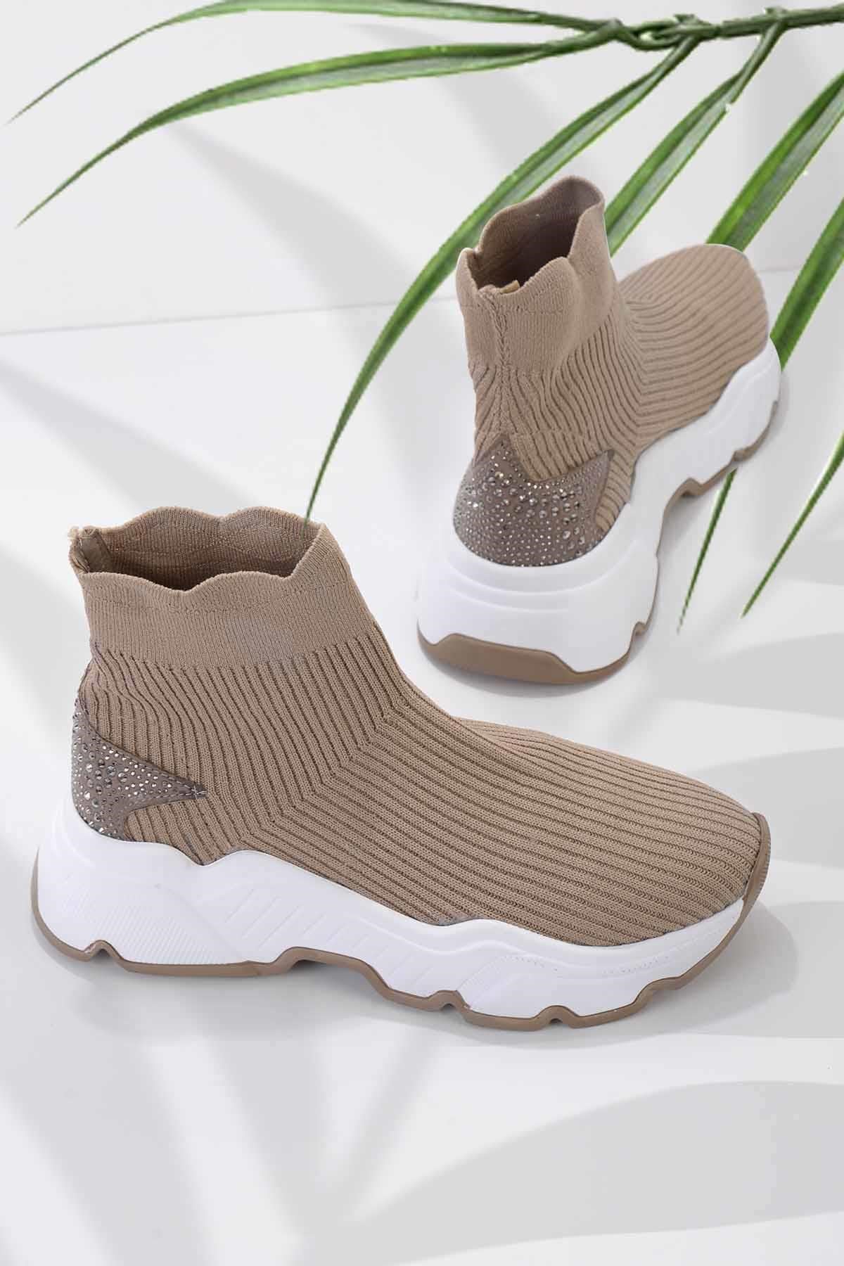 Beyaz  Kadın Sneaker K01824105909