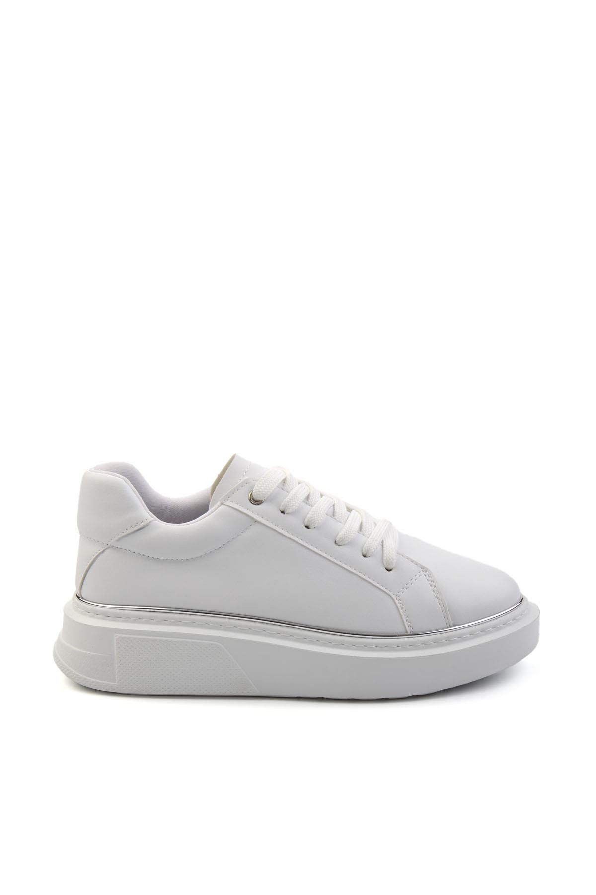 Beyaz  Kadın Sneaker K01824105909