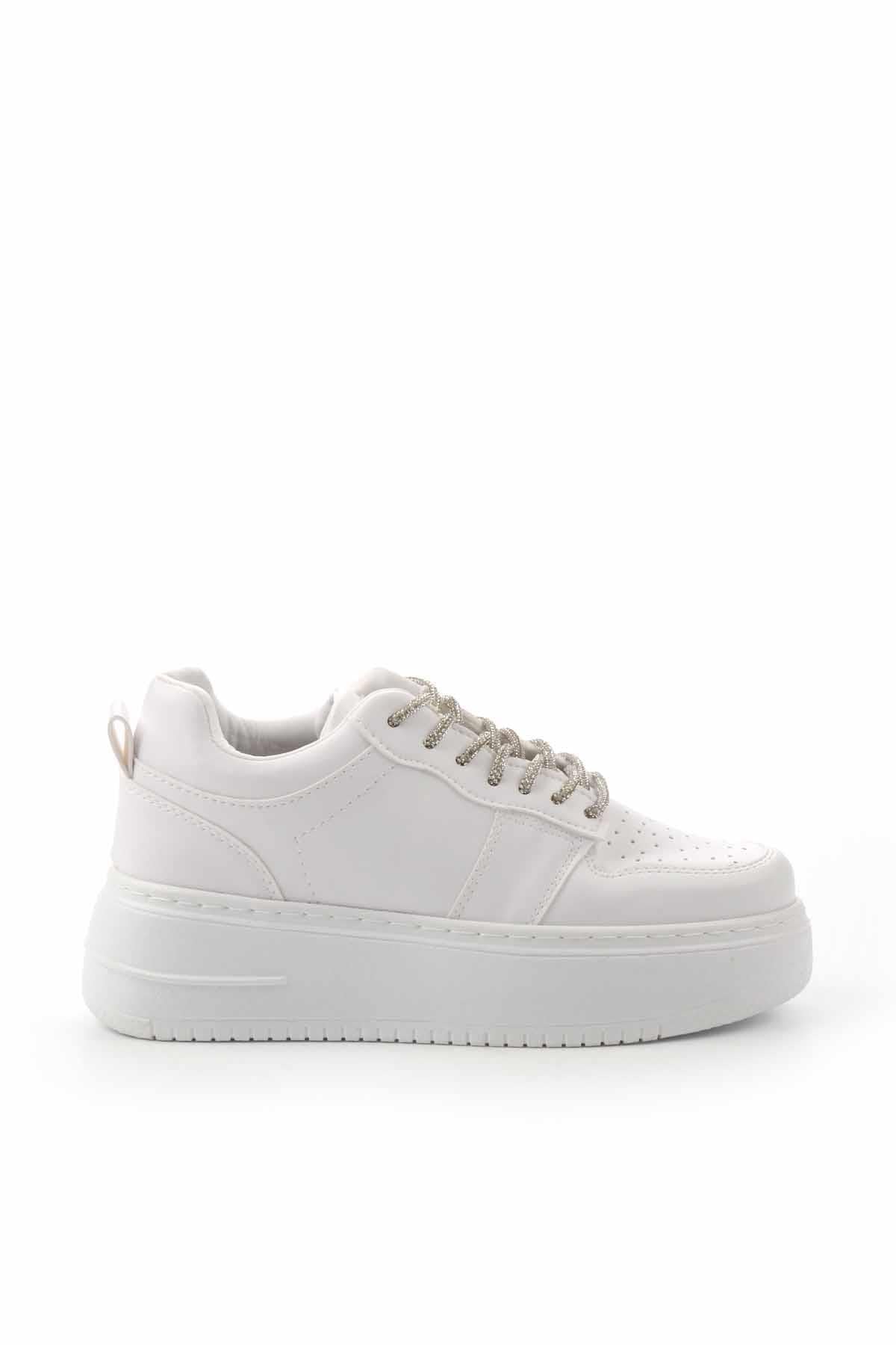 Beyaz  Kadın Sneaker K01836001409