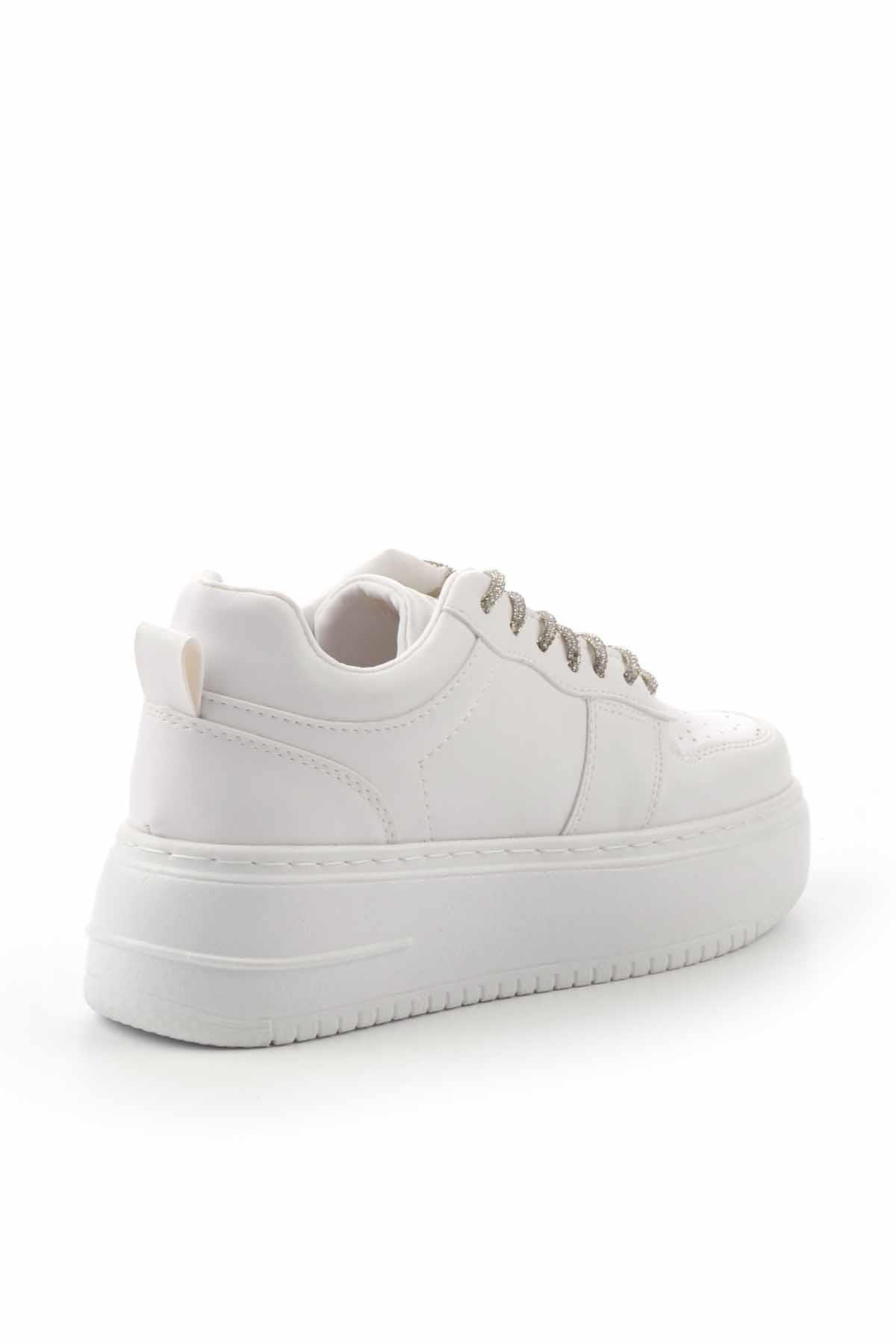 Beyaz  Kadın Sneaker K01836001409