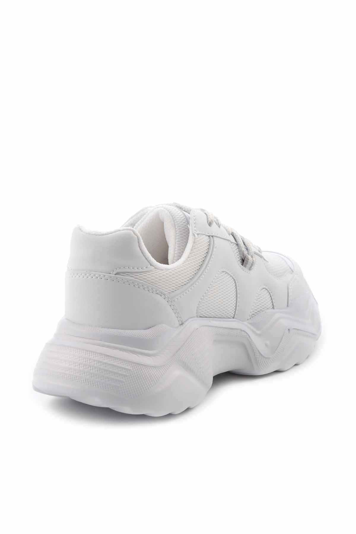 Beyaz  Kadın Sneaker K01876014309