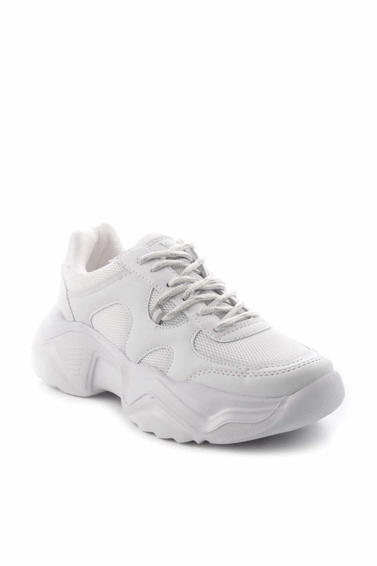 Beyaz  Kadın Sneaker K01876014309
