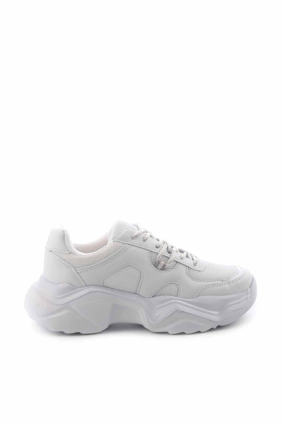 Beyaz  Kadın Sneaker K01876014309
