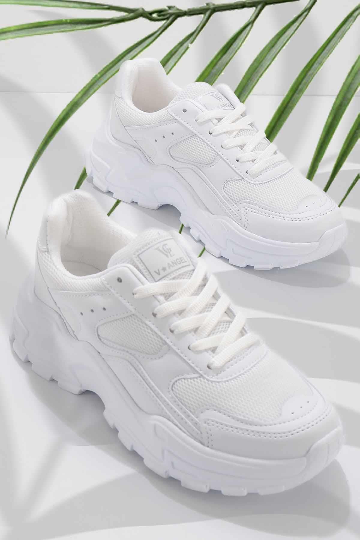 Beyaz  Kadın Sneaker K01876015009