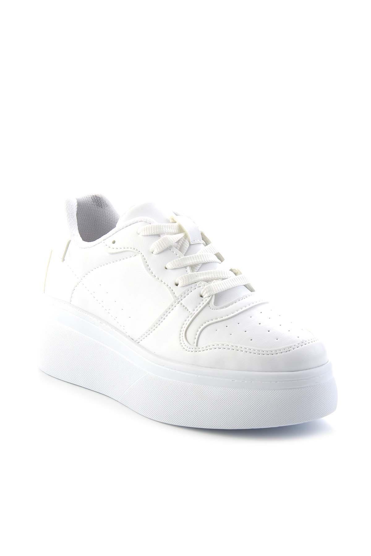 Beyaz  Kadın Sneaker K01938008509