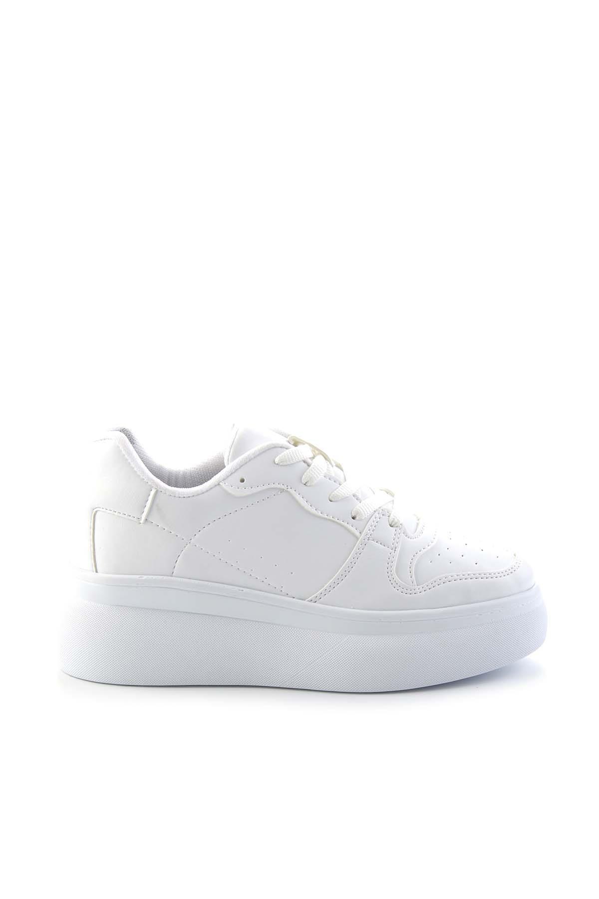 Beyaz  Kadın Sneaker K01938008509