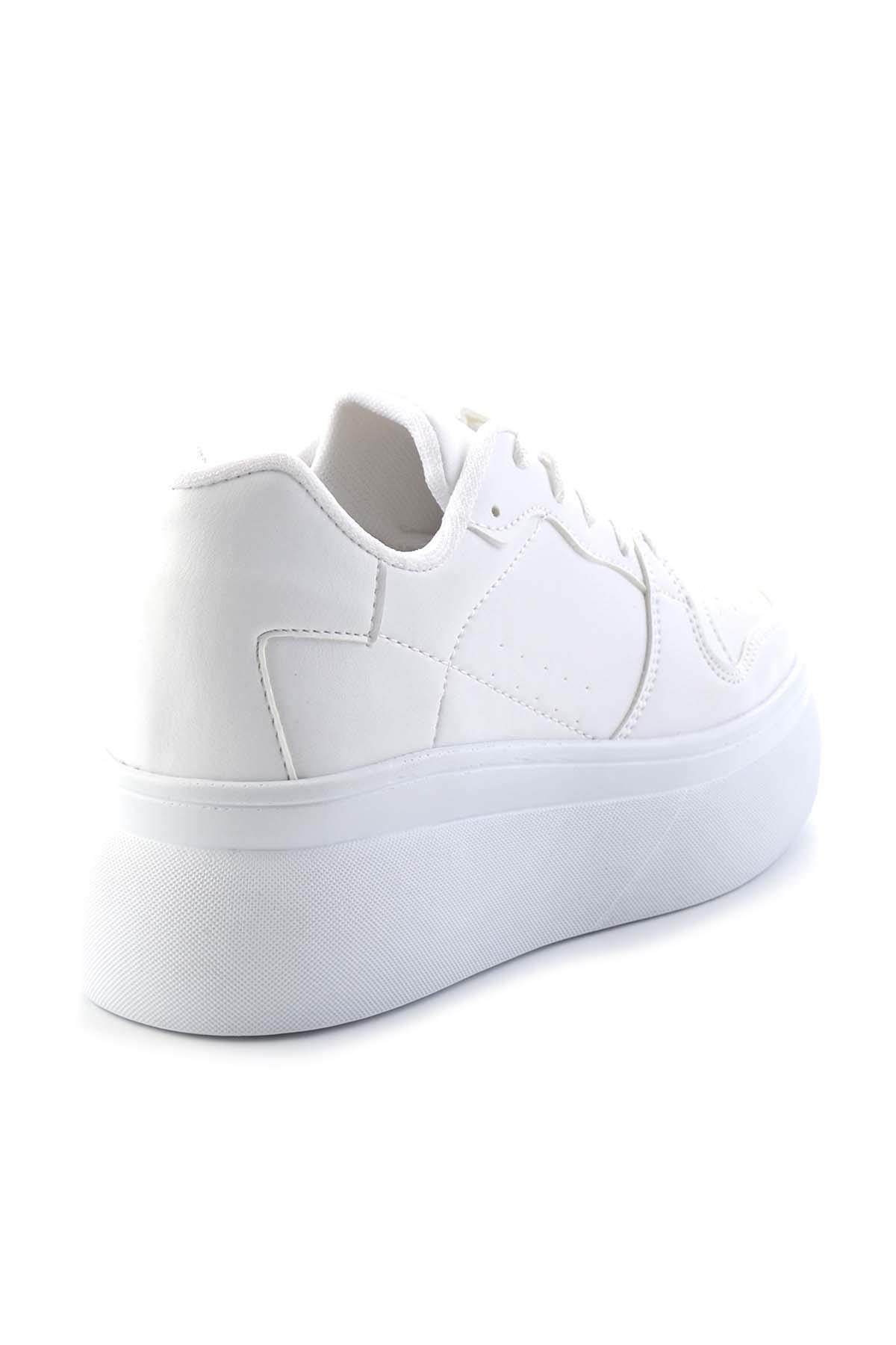 Beyaz  Kadın Sneaker K01938008509