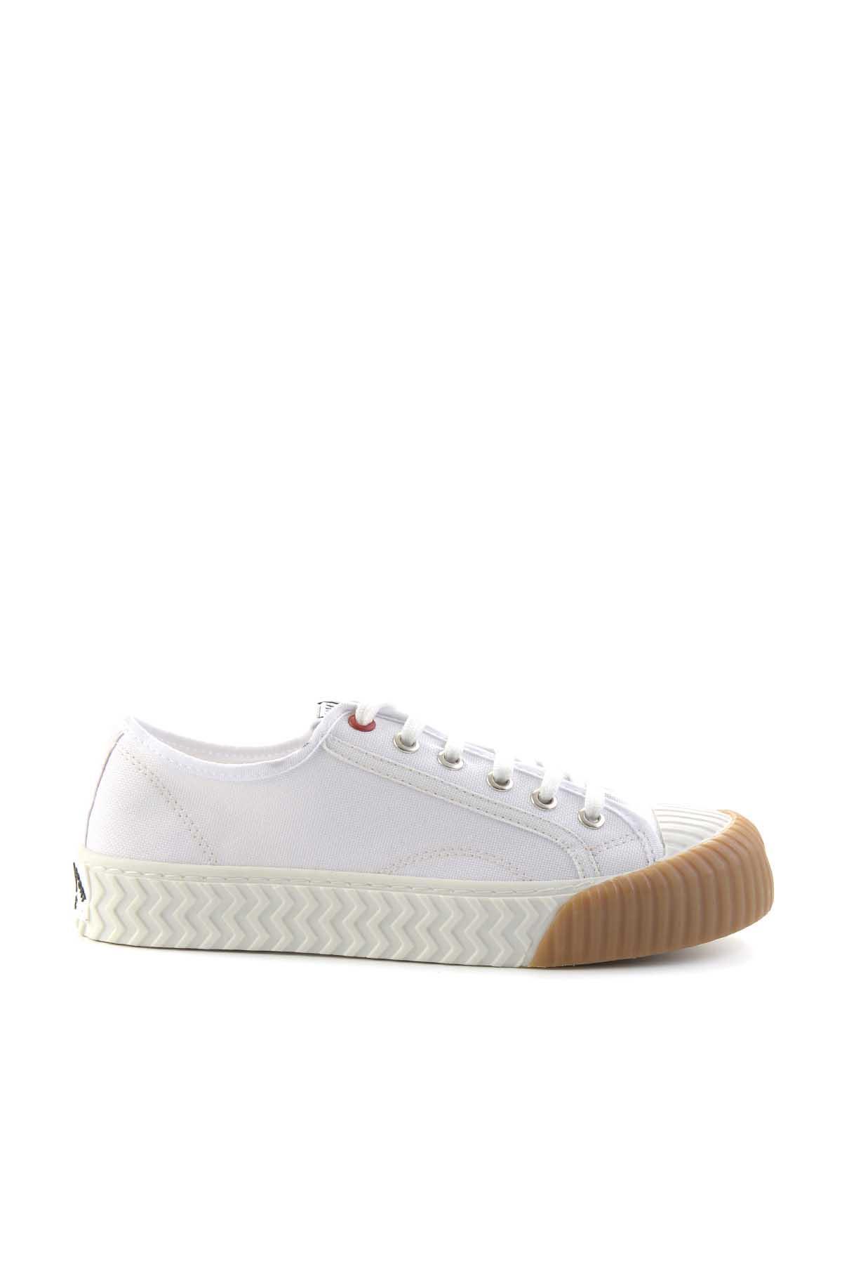 Beyaz Keten  Kadın Sneaker K01678015018