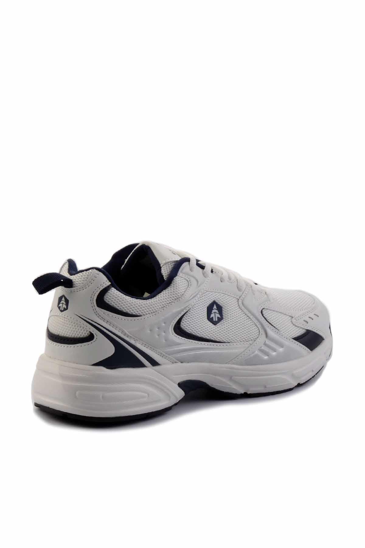 Beyaz Lacivert  Erkek Sneaker E01142314485