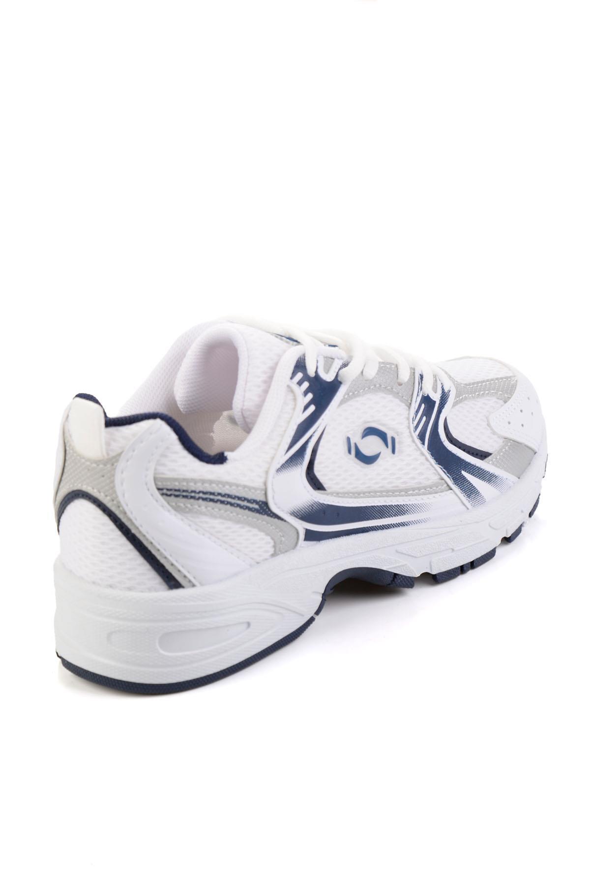 Beyaz Lacivert  Kadın Sneaker K01644015022