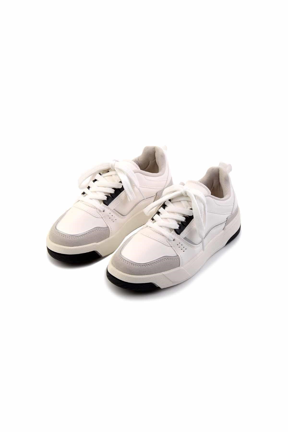 Beyaz Lame  Kadın Sneaker K01591513009