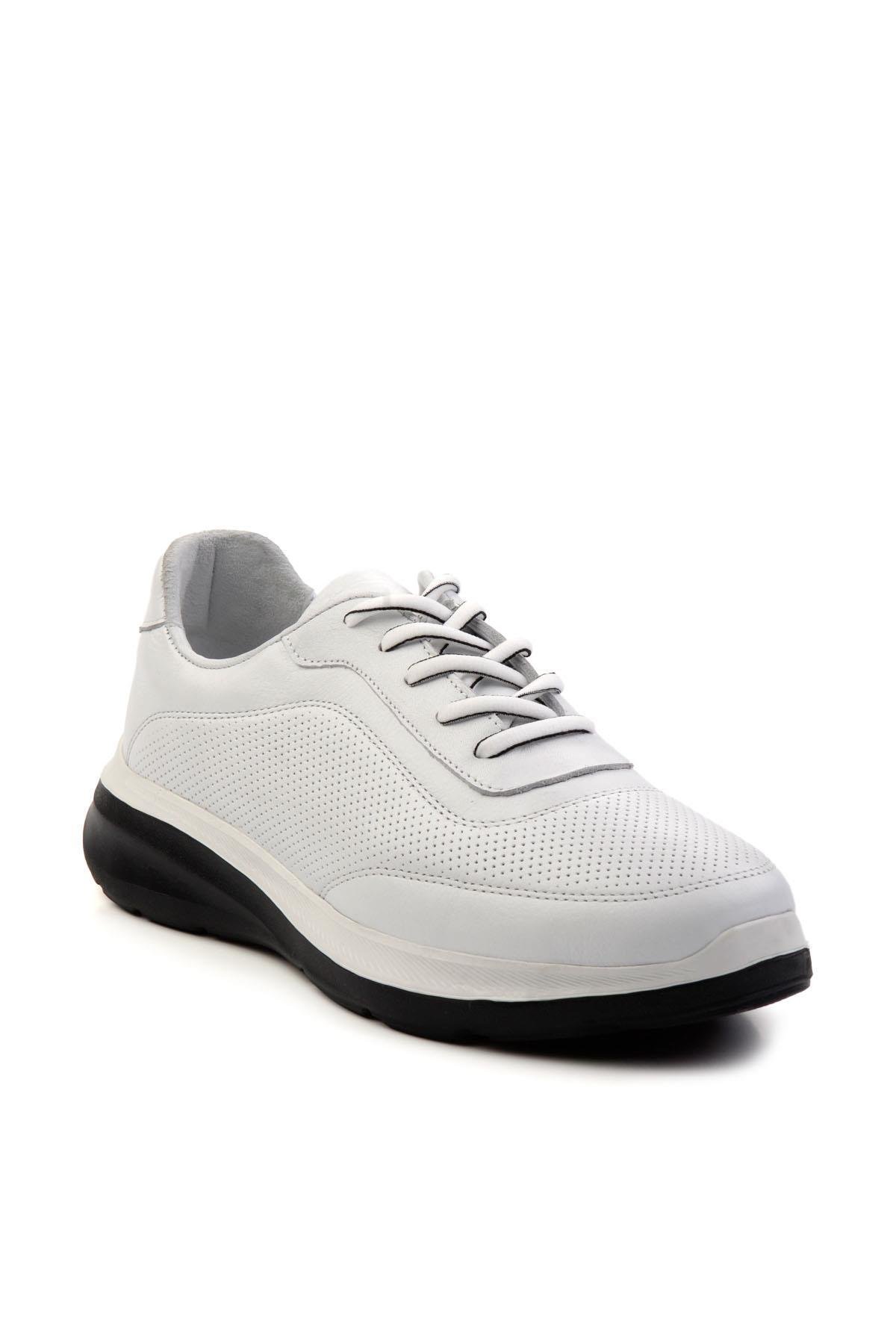 Beyaz Leather Erkek Casual Ayakkabı E01084240443