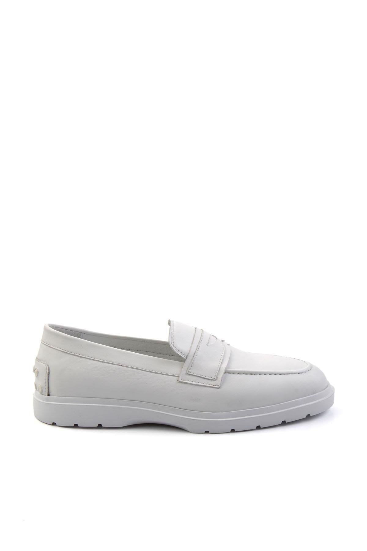Beyaz Leather Erkek Casual Ayakkabı E01087113103
