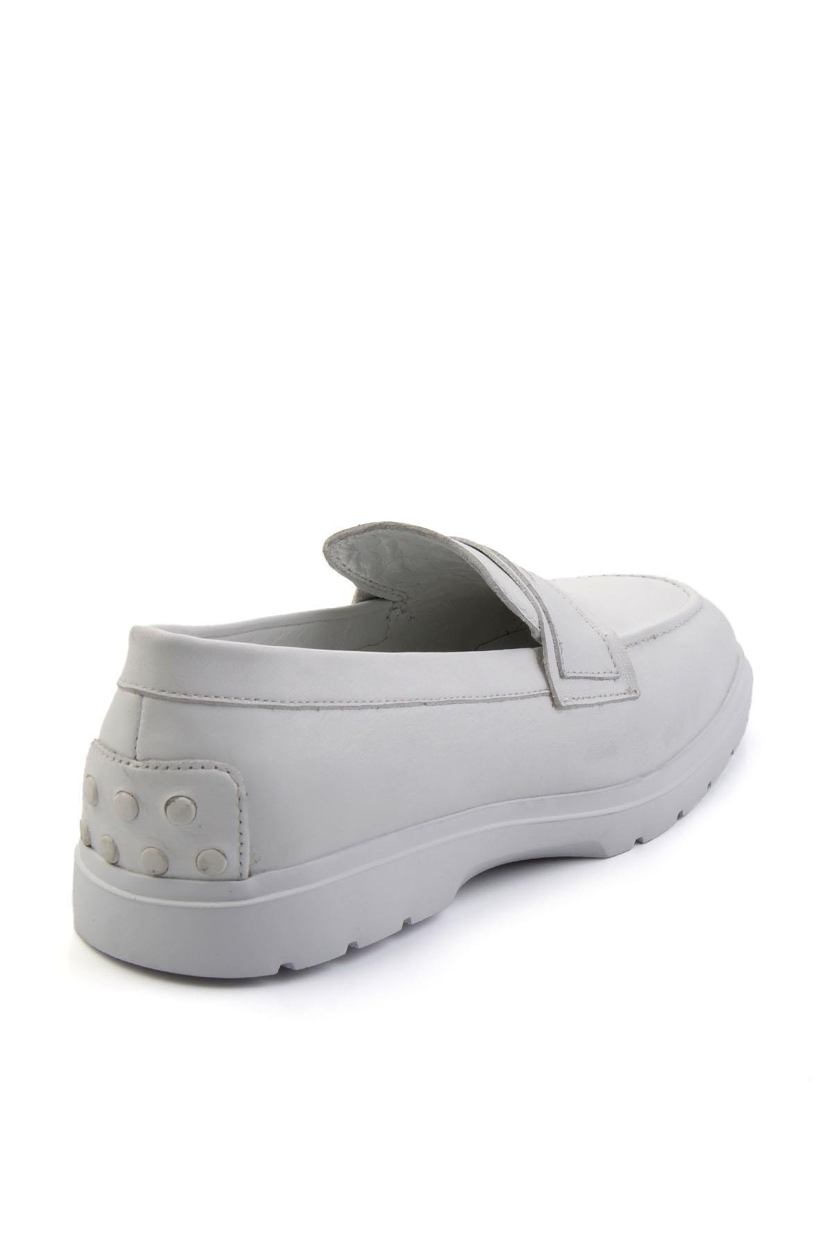 Beyaz Leather Erkek Casual Ayakkabı E01087113103